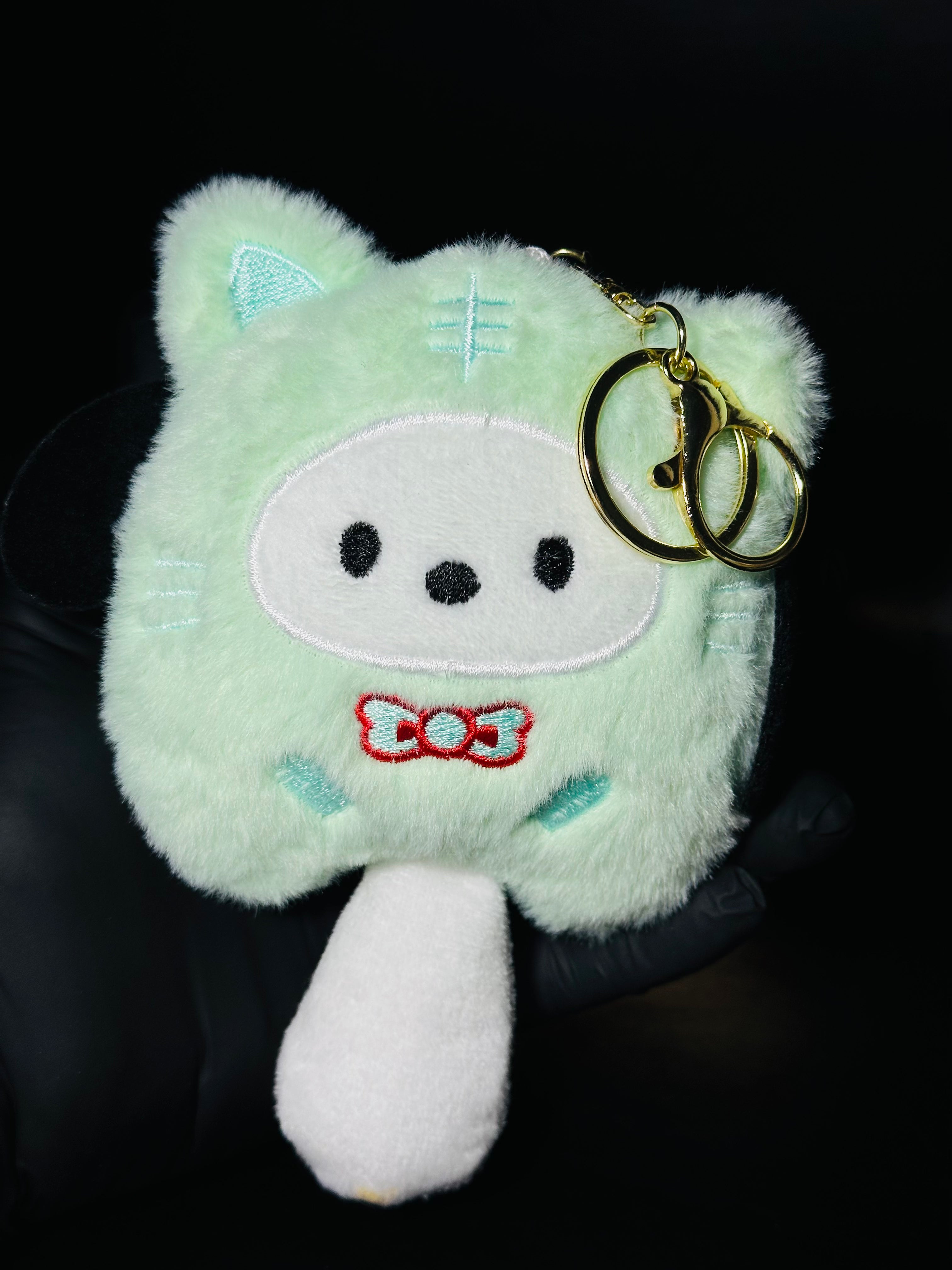 Kawaii Cotton Plush Stuffed Animal Keychain