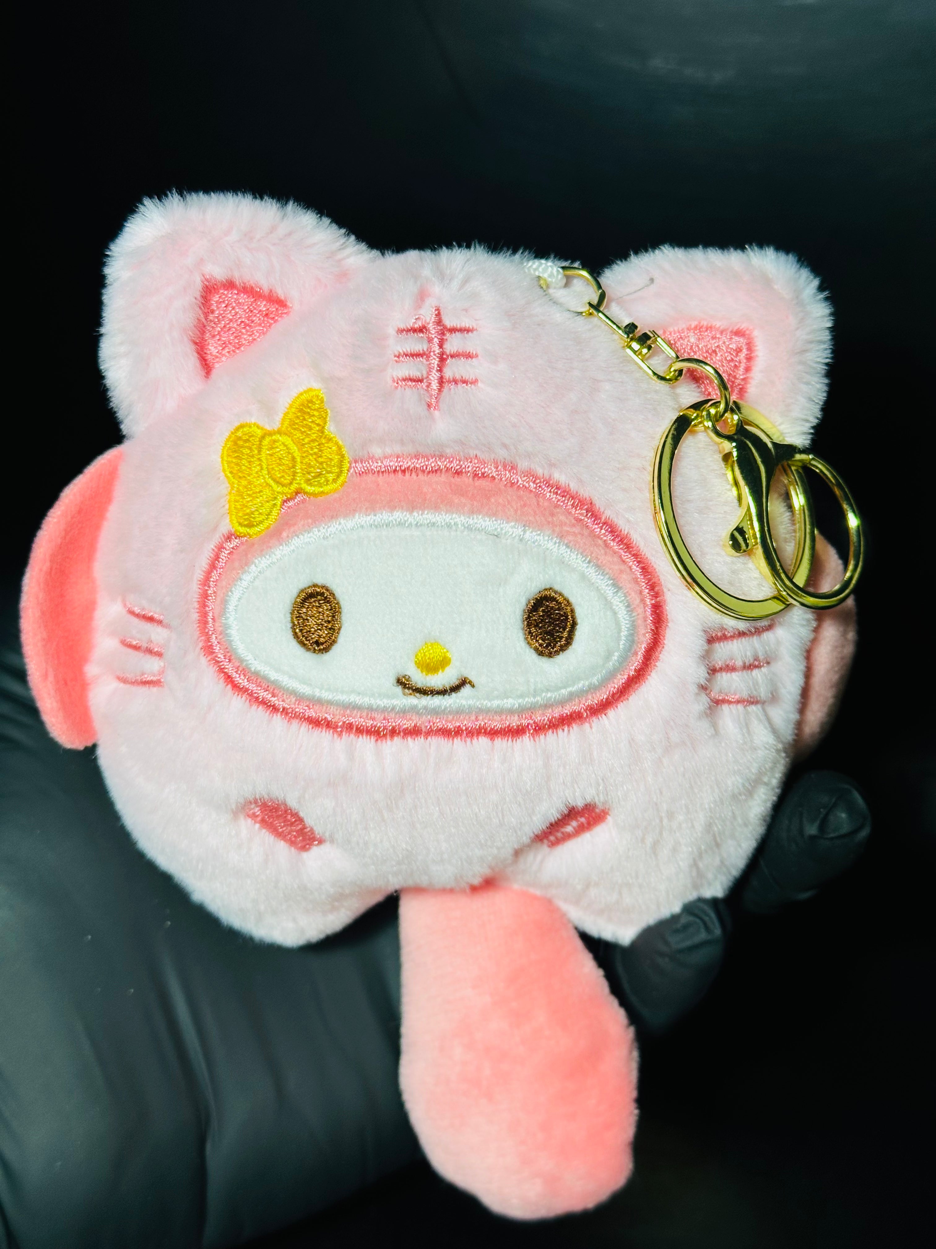 Kawaii Cotton Plush Stuffed Animal Keychain